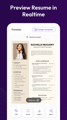 My resume Builder CV Maker App