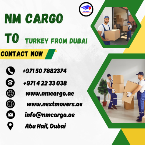 Cargo From Dubai to Turkey