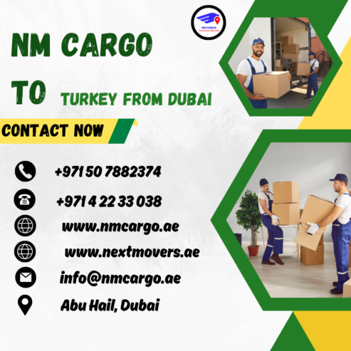 Cargo To Turkey From Dubai