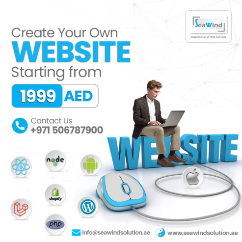 website packages starting at just 1999 AED!