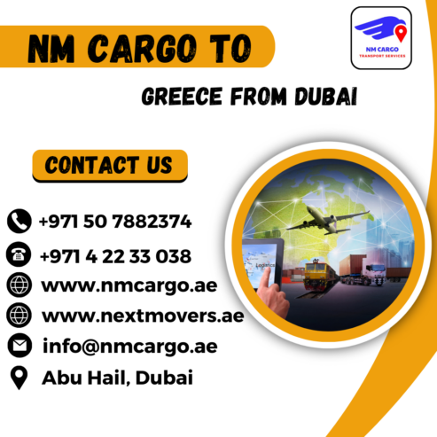 Cargo To Grece From Dubai